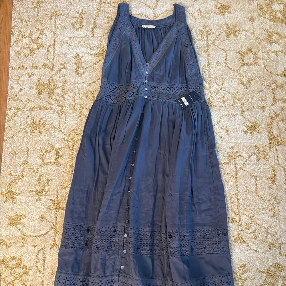 Large lucky blue dress